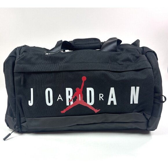 Nike Other - Nike Retro Air Jordan Velocity Duffle Bag Shoe Garage Small Black Red SM0168-023